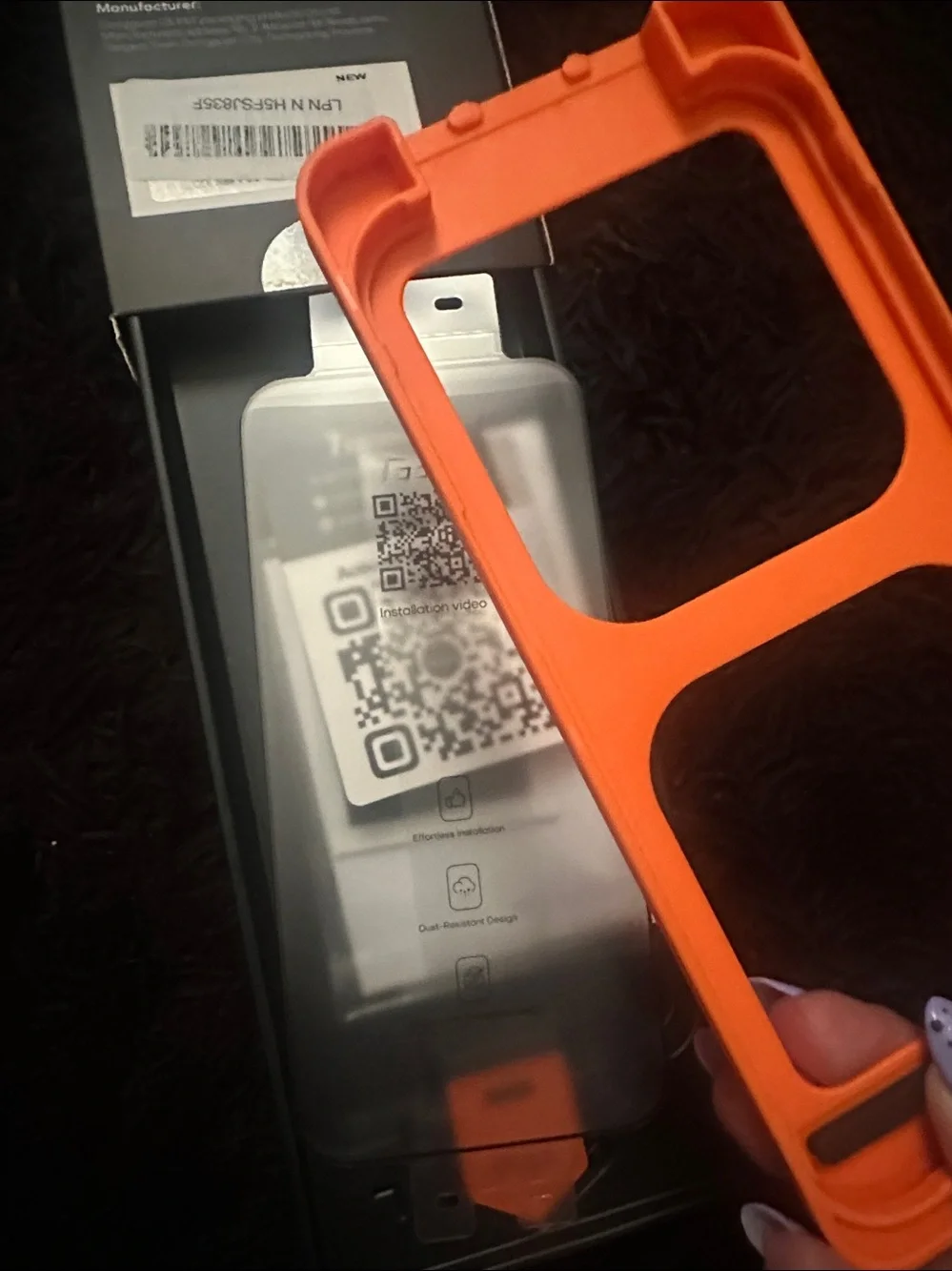 Tocol IPhone 16 pro max orange case with screen protector